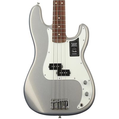 Бас-гитара Fender Player Precision Bass PF Silver, изображение 3