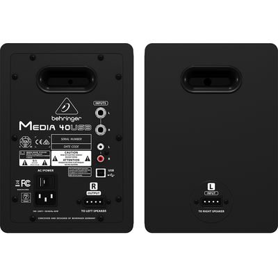 Студийные мониторы Behringer Media 40USB, изображение 3