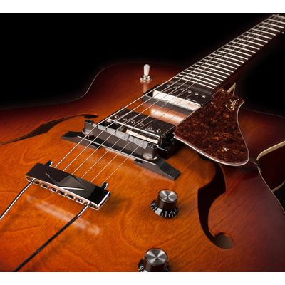 Гитара полуакустическая Godin 5th Avenue CW Kingpin II HB Cognac Burst, изображение 4