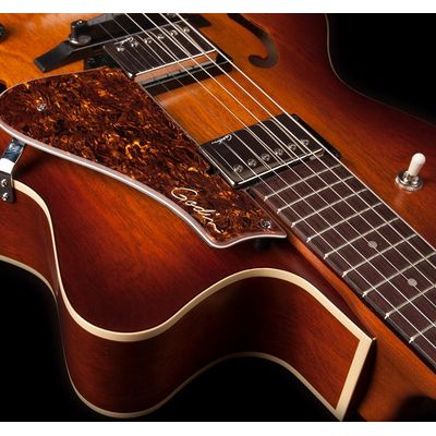 Гитара полуакустическая Godin 5th Avenue CW Kingpin II HB Cognac Burst, изображение 5