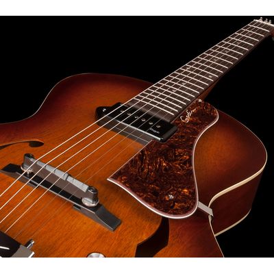 Гитара полуакустическая Godin 5th Avenue Kingpin P90 Cognac Burst, изображение 4