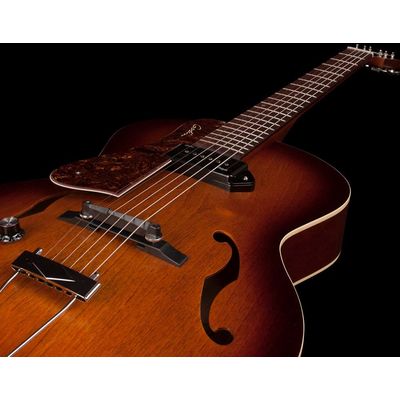 Гитара полуакустическая Godin 5th Avenue Kingpin P90 Cognac Burst LH, изображение 3