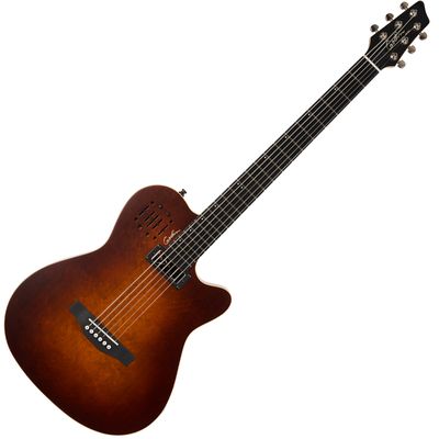 Гитара полуакустическая Godin A6 Ultra Baritone Burnt Umber SG