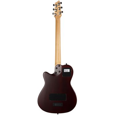 Гитара полуакустическая Godin A6 Ultra Baritone Burnt Umber SG, изображение 3