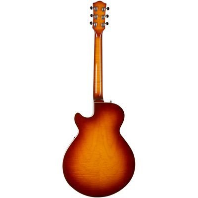 Гитара полуакустическая Godin Montreal Premiere Supreme Lightburst Flame HG, изображение 3