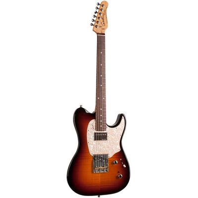 Электрогитара Godin Stadium '59 Vintage Burst Flame RN, изображение 2