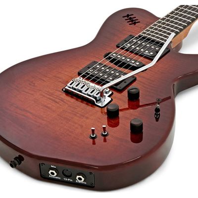 Электрогитара Godin xtSA Lightburst Flame, изображение 2