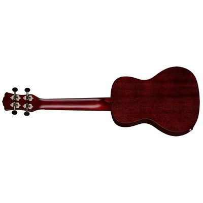 Укулеле Luna UKE Vintage Mahagony Concert Cutaway w/Preamp Red Satin, изображение 2