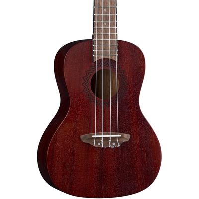 Укулеле Luna UKE Vintage Mahagony Concert Red Satin, изображение 3