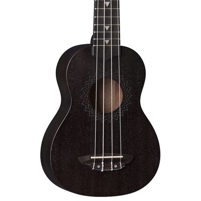 Укулеле Luna UKE Vintage Mahagony Soprano Black Satin, изображение 3