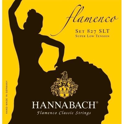 Струны для классической гитары Hannabach 827SLT Yellow Flamenco