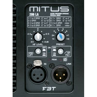 Активная акустическая система FBT MITUS 206LA, изображение 3