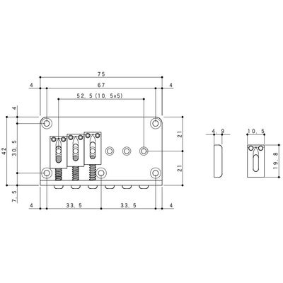 Бридж Gotoh GTC102 G, изображение 2