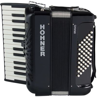 Аккордеон Hohner Bravo II 48 Black, изображение 3