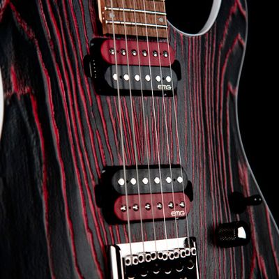 Электрогитара Cort KX300 Etched Black Red, изображение 2