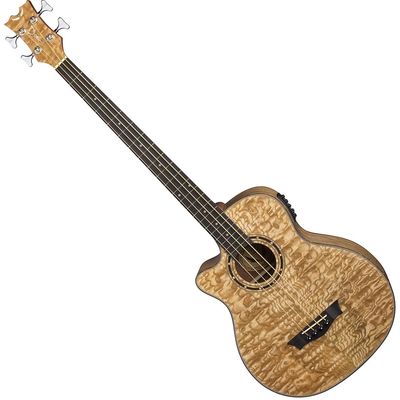 Электроакустическая бас-гитара Dean Exotica Quilt Ash A/E Lefty