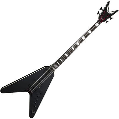 Бас-гитара Dean V Stealth Bass Black Satin w/EMG
