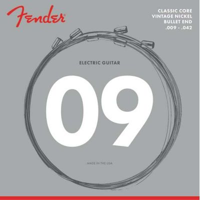 Струны для электрогитары Fender 3155L Classic Core Vintage Nickel Bullet End 9-42