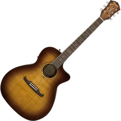 Гитара электроакустическая Fender FA-345CE LRL 3-Tone Tea Burst