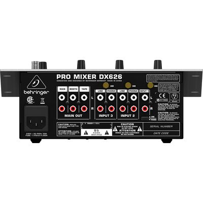 DJ микшерный пульт Behringer DX626, изображение 3