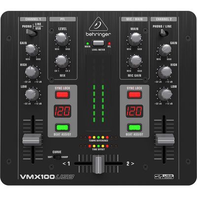 DJ микшерный пульт Behringer VMX100USB