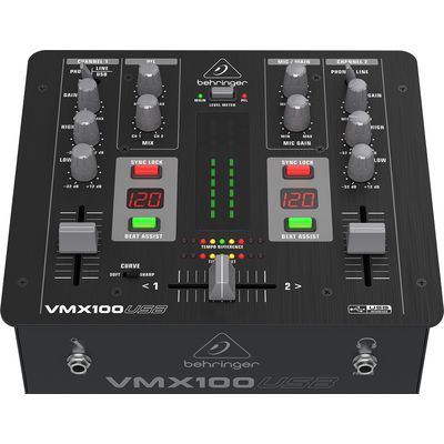DJ микшерный пульт Behringer VMX100USB, изображение 3