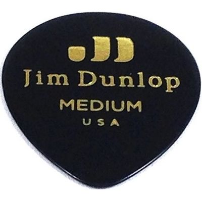 Набор медиаторов Dunlop 485P03MD Black Teardrop, изображение 2