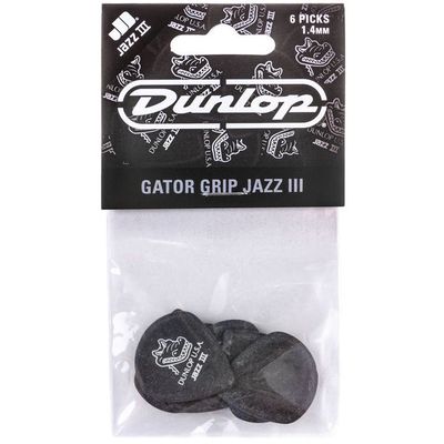 Набор медиаторов Dunlop 571P1.4 Gator Grip Jazz III 1.4