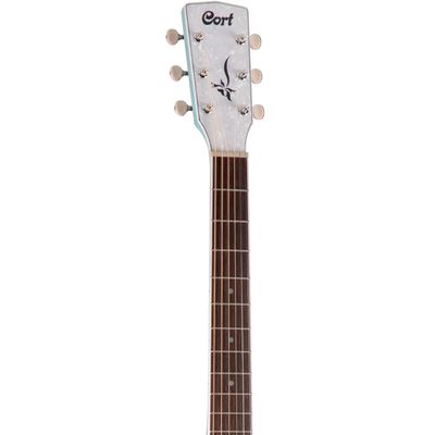 Гитара электроакустическая Cort Jade Classic Sky Blue Open Pore, изображение 3