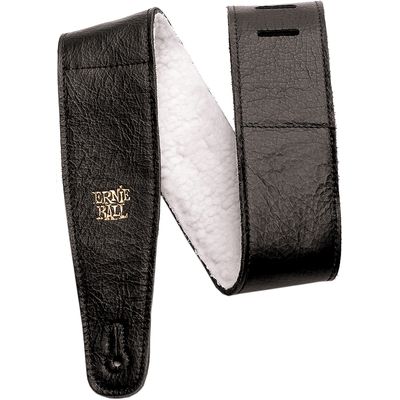 Ремень Ernie Ball Black Italian Leather with Fur P04137