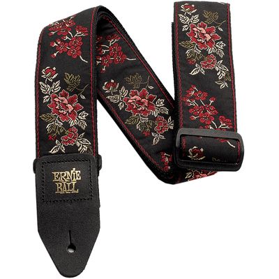 Ремень Ernie Ball Jacquard Red Rose P04142