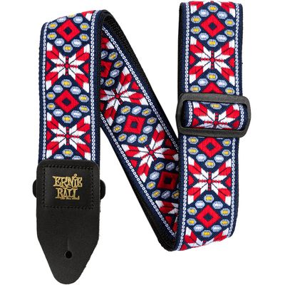 Ремень Ernie Ball Jacquard Taos Fire Red P04639