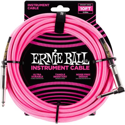 Кабель Ernie Ball P06078 Neon Pink