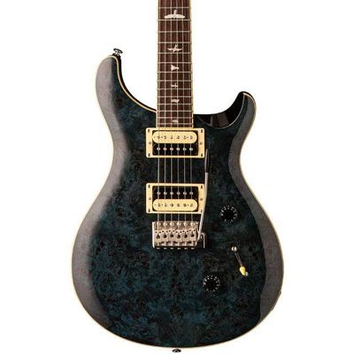 Электрогитара PRS SE Custom 24 Exotic Top Poplar Burl Whale Blue, изображение 2