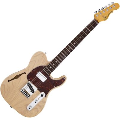 Полуакустическая гитара G&L Tribute ASAT Classic Bluesboy Semi-Hollow Blonde Jatoba