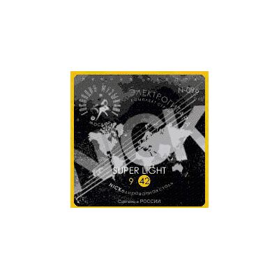 Струны для электрогитары Господин Музыкант N-096 Nick 9-42