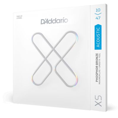 Струны для 12-ти струнной гитары D'Addario XSAPB1047-12 10-47, изображение 2