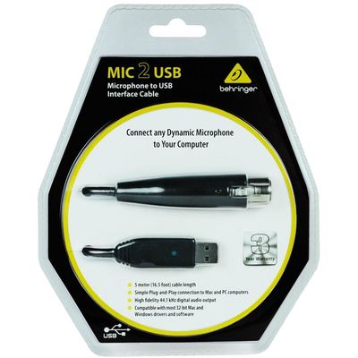 Аудиоинтерфейс Behringer MIC 2 USB, изображение 4