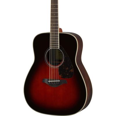 Гитара акустическая Yamaha FG830 TBS, изображение 2