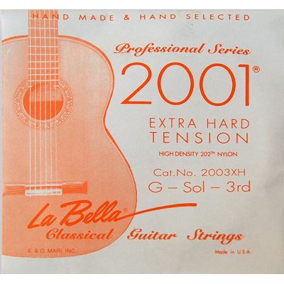 Cтруна для классической гитары La Bella 2003XH