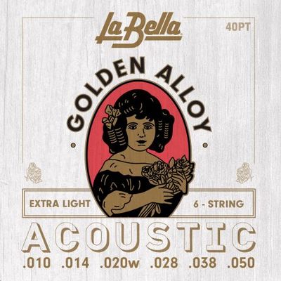 Струны для акустической гитары La Bella 40PT