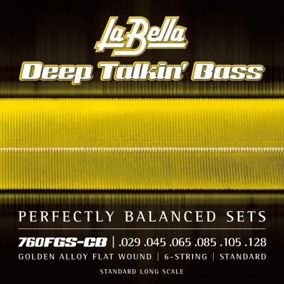 Струны для бас-гитары La Bella 760FGS-CB