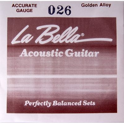 Cтруна для акустической гитары La Bella GW026