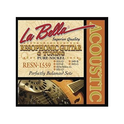 Струны для резонаторной гитары La Bella RESN-1559