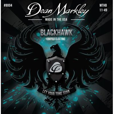 Струны для электрогитары Dean Markley 8004 Blackhawk 11-49
