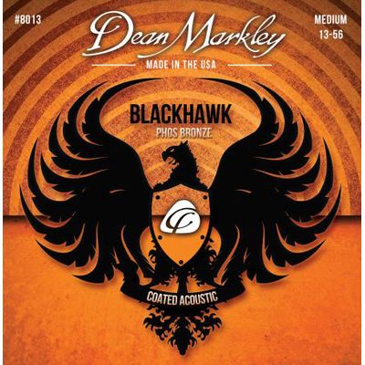 Струны для акустической гитары Dean Markley 8013 Blackhawk Pure Bronze 13-56