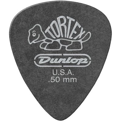 Медиатор Dunlop 488R.50 Tortex Pitch Black Standard .50