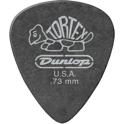 Медиатор Dunlop 488R.73 Tortex Pitch Black Standard .73