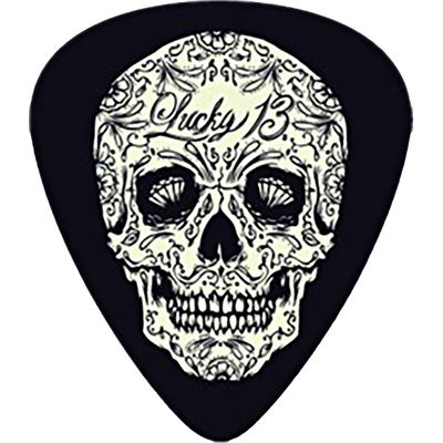 Медиатор Dunlop L14R.73 Lucky 13 Dead Wood .73