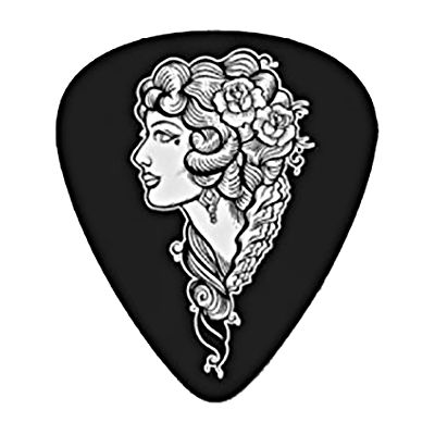 Медиатор Dunlop L17R1.00 Lucky 13 Voodoo Queen 1.0